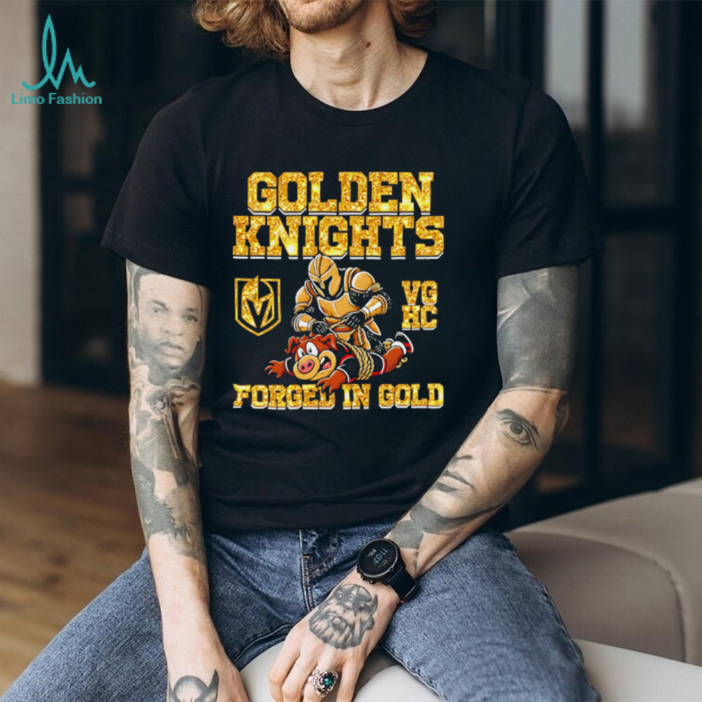 Vegas Golden Knights Forged In Gold Hockey Fan shirt