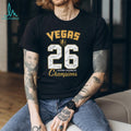 Vegas Golden Knights Jersey Number 26 Western Conference Champions T Shirt