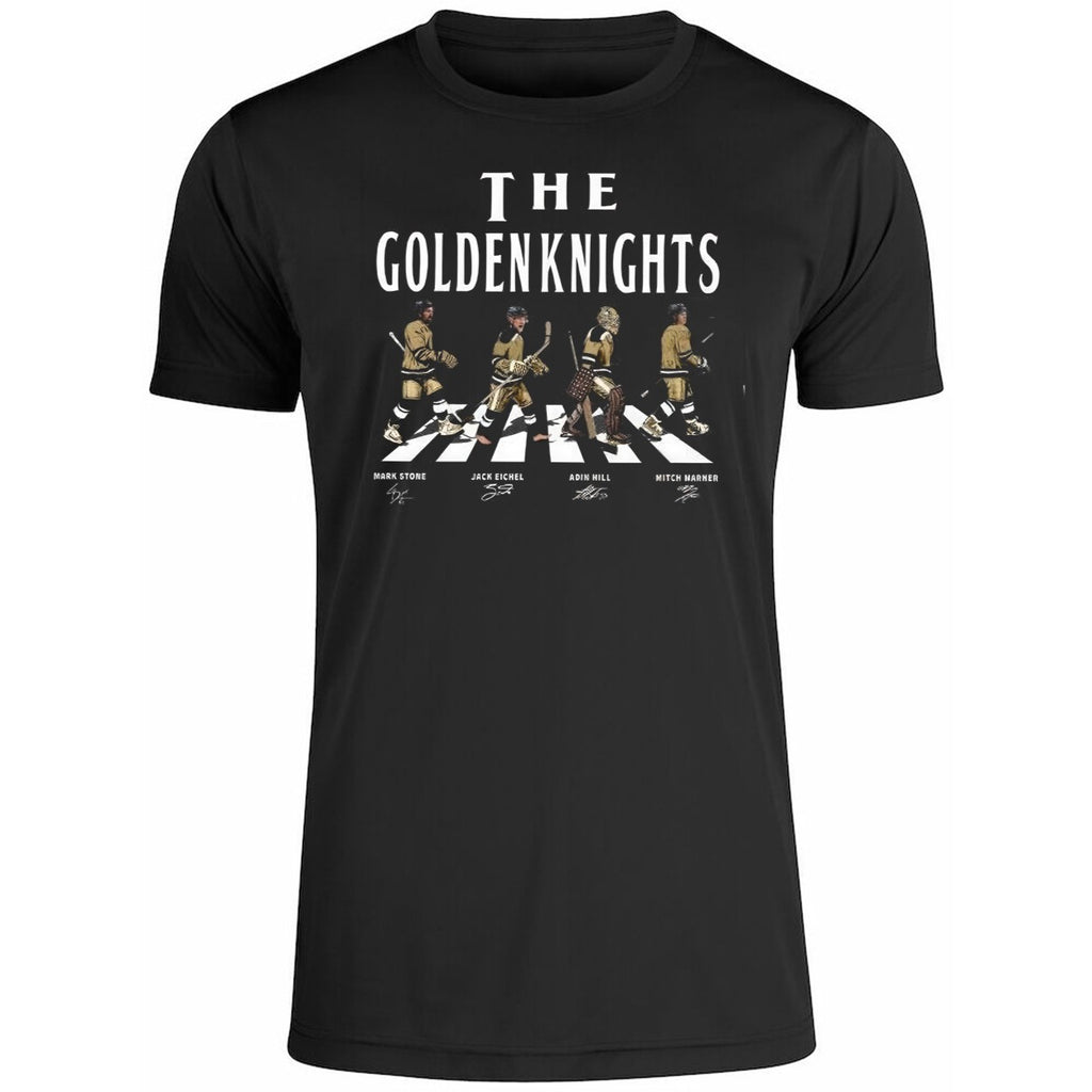 Vegas Golden Walking Road Signatures Shirt