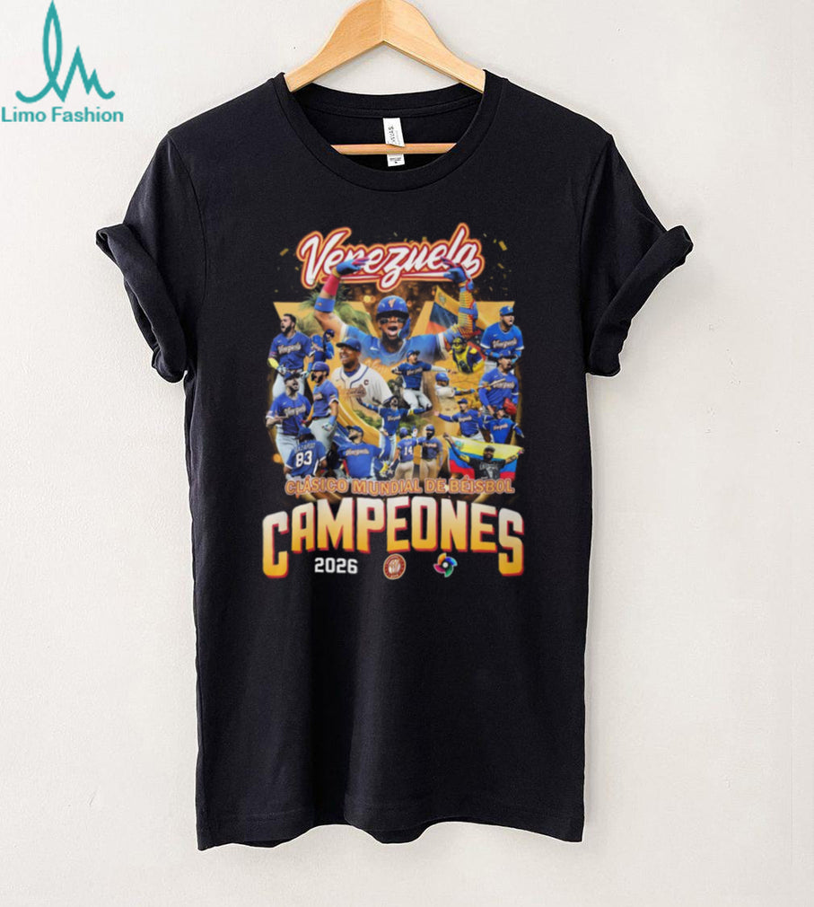 Venezuela World Baseball Classic 2026 Campeones Victory T Shirt