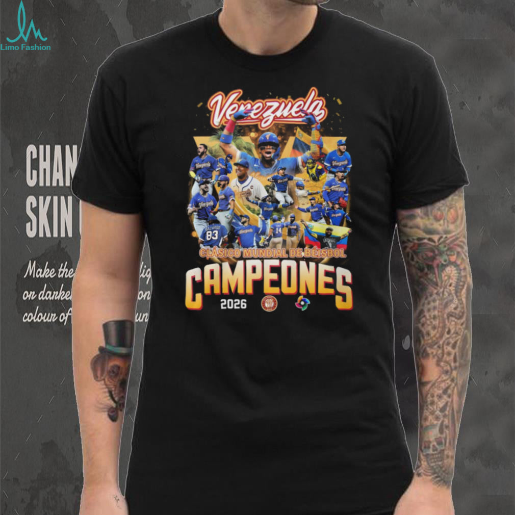 Venezuela World Baseball Classic 2026 Campeones Victory T Shirt