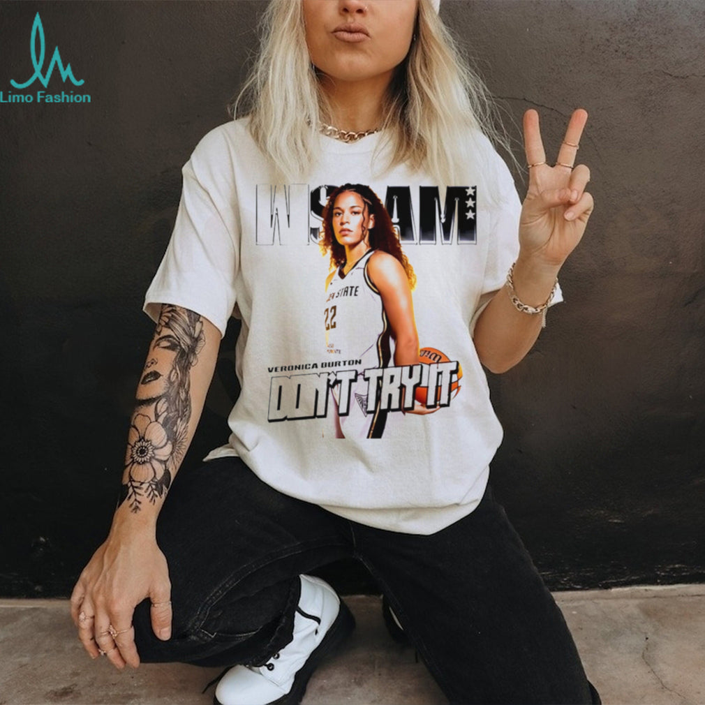 Veronica Burton Golden State Valkyries don’t try it shirt
