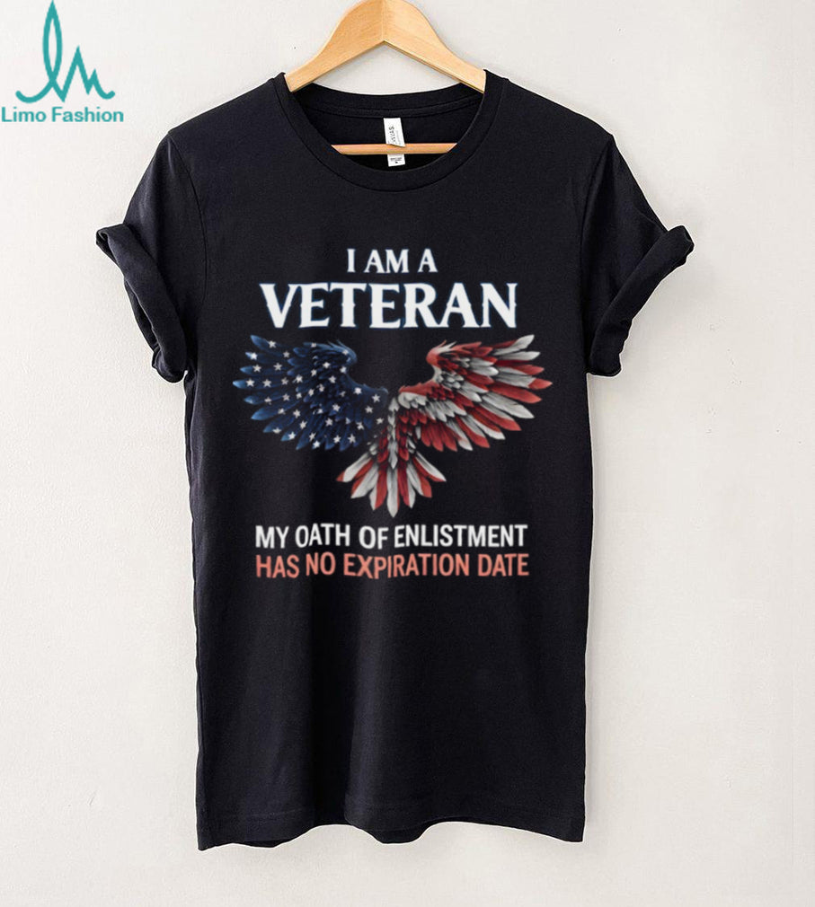 Veteran Oath Of Enlistment Shirt American Flag Eagle Wings T shirt