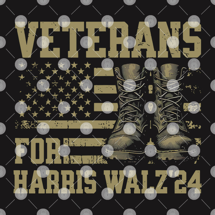 Veterans For Harris Walz ’24 T Shirt