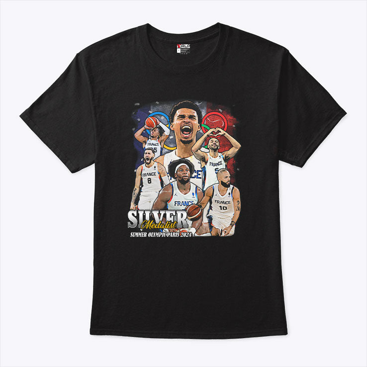 Victor Wembanyama Silver Medalist T Shirt