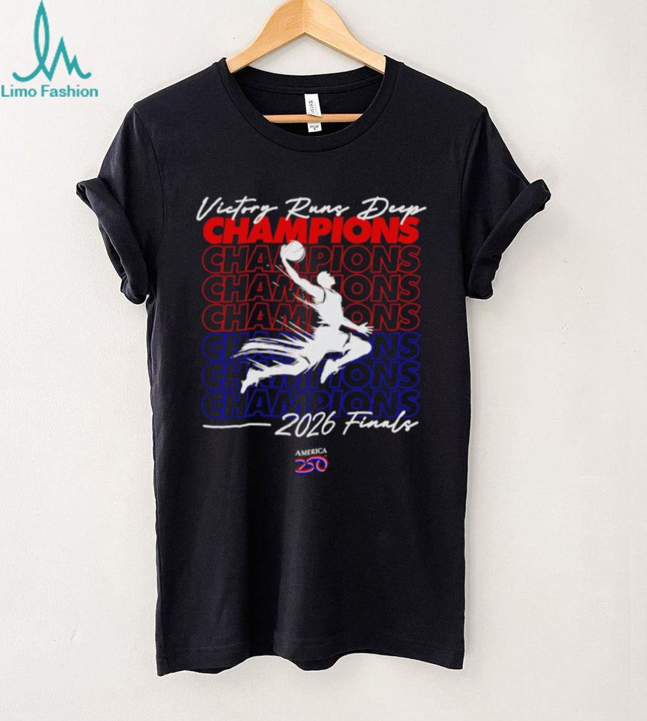 Victory Runs Deep America 250 Champions 2026 Finals shirt