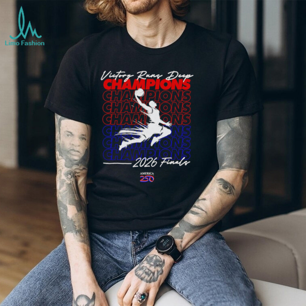 Victory Runs Deep America 250 Champions 2026 Finals shirt