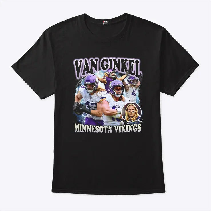 Vikings Brian Flores Van Ginkel Shirt