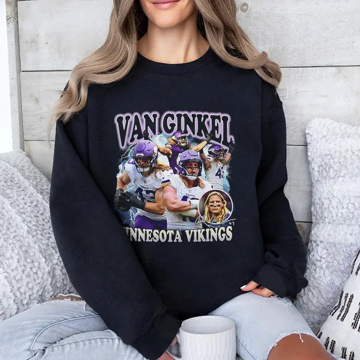 Vikings Brian Flores Van Ginkel Shirt