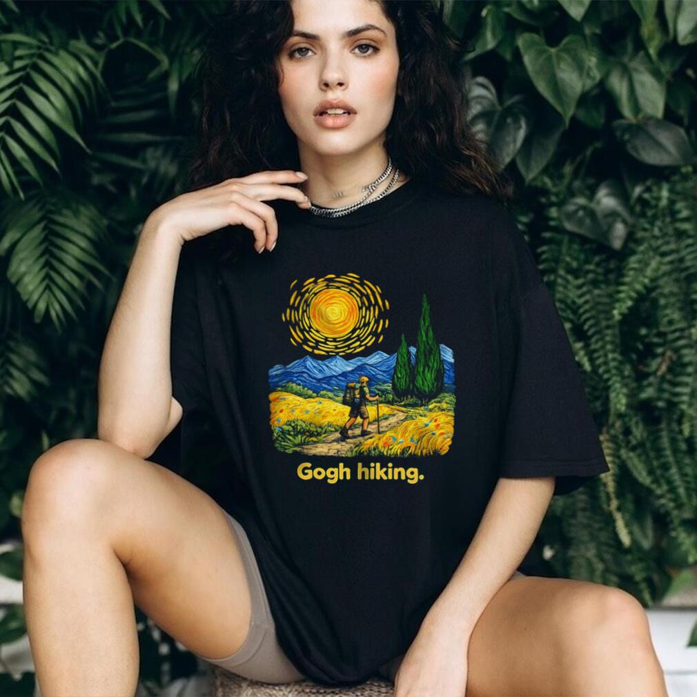 Vincent Van Gogh Hiking Nature Mountain Art Landscape Shirt