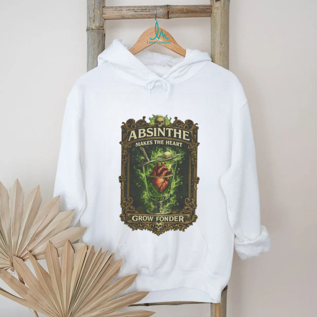 Vintage Absinthe “Makes The Heart Grow Fonder” Gothic Graphic T Shirt