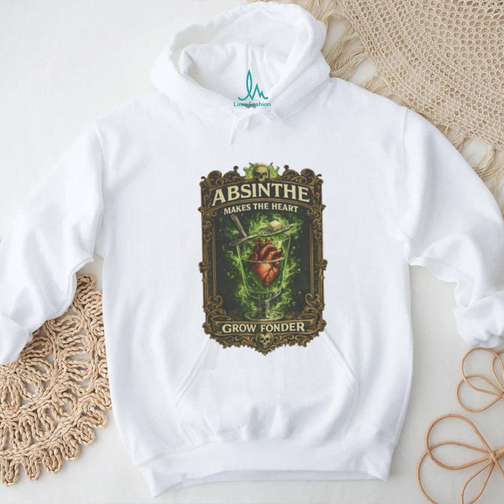 Vintage Absinthe “Makes The Heart Grow Fonder” Gothic Graphic T Shirt