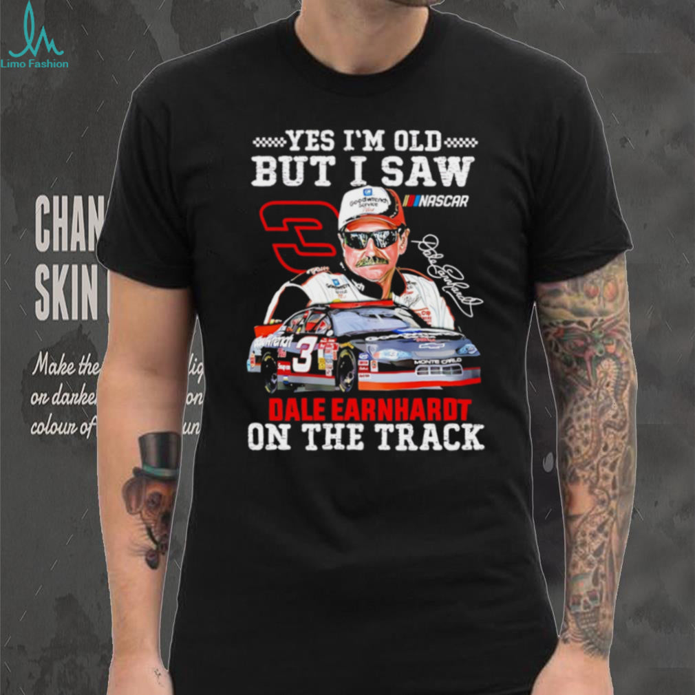 Vintage Dale Earnhardt Number 3 Racing Graphic T Shirt