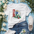 Vintage Donald Duck Soccer Player Cartoon Sports Graphic T Shirt
