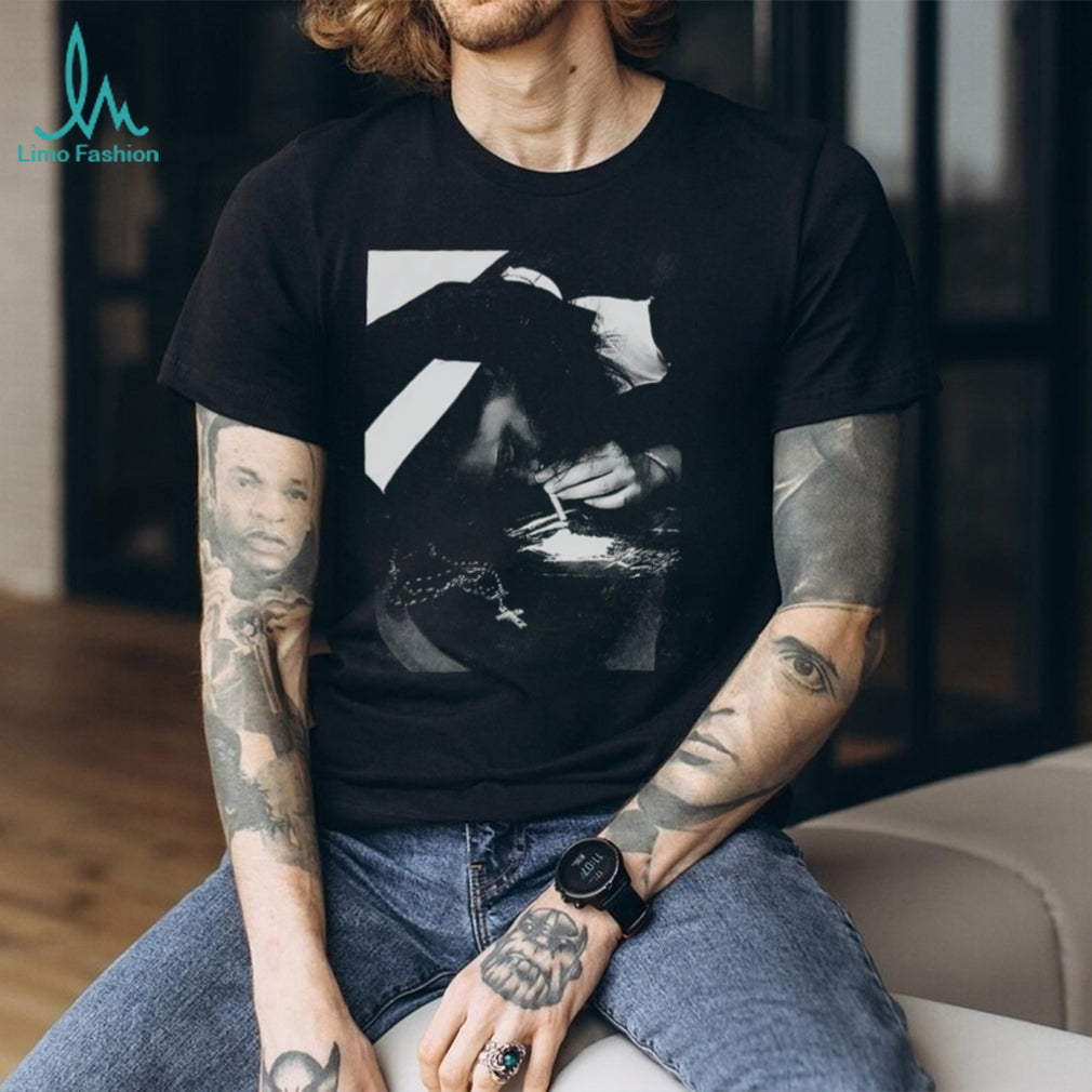 Vintage Edgy Nun Aesthetic Retro Wash Graphic T Shirt