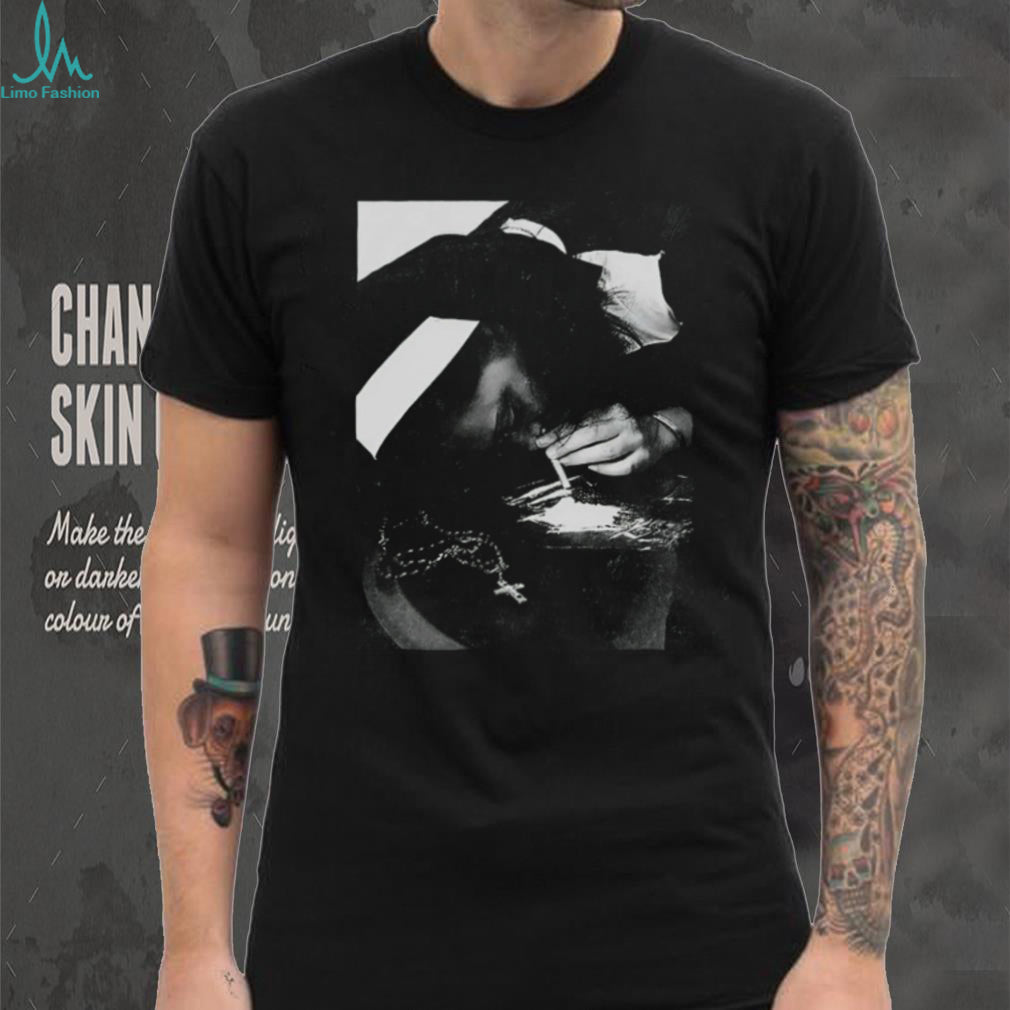 Vintage Edgy Nun Aesthetic Retro Wash Graphic T Shirt