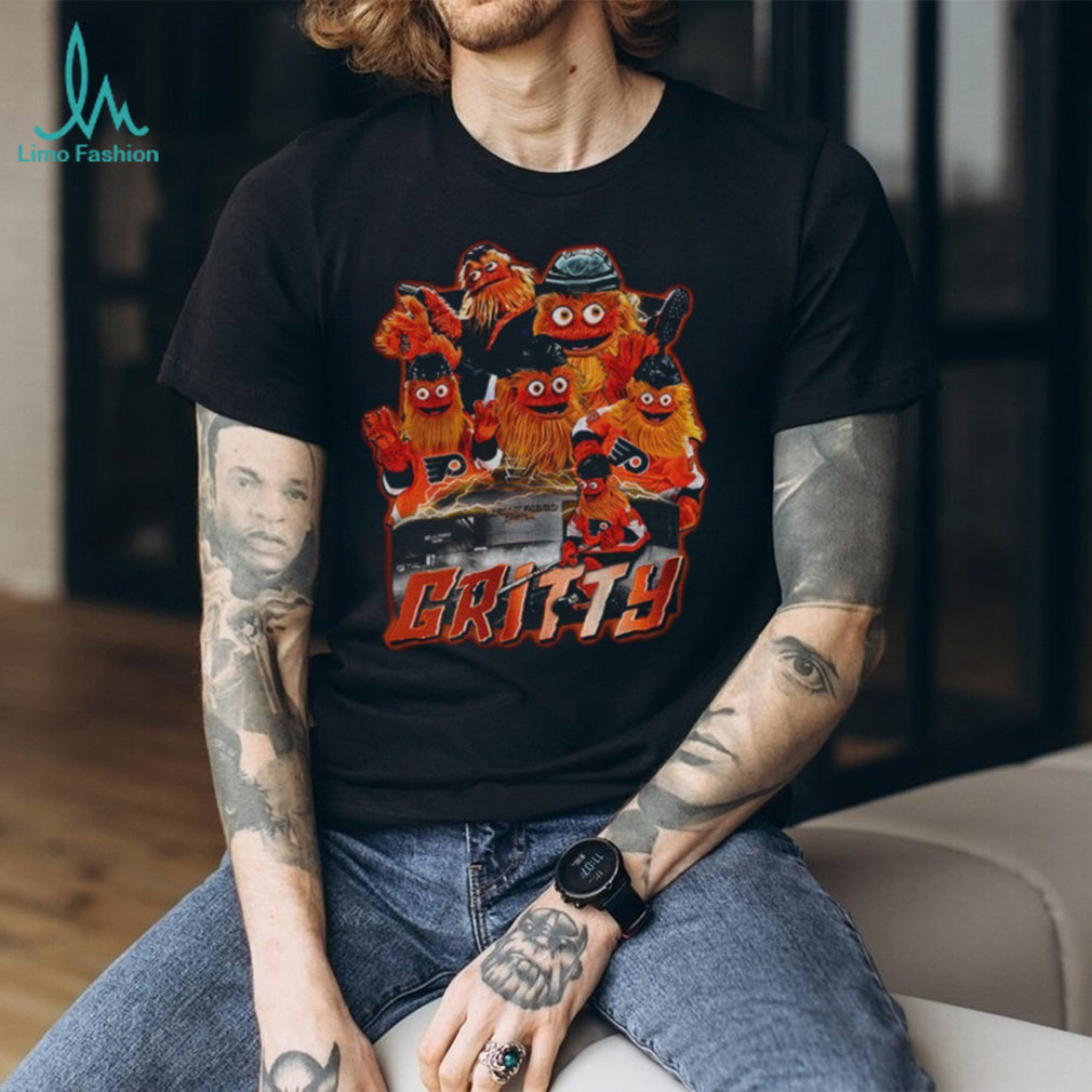 Vintage Gritty Philadelphia Flyers Hockey Mascot 90s Bootleg Style T Shirt