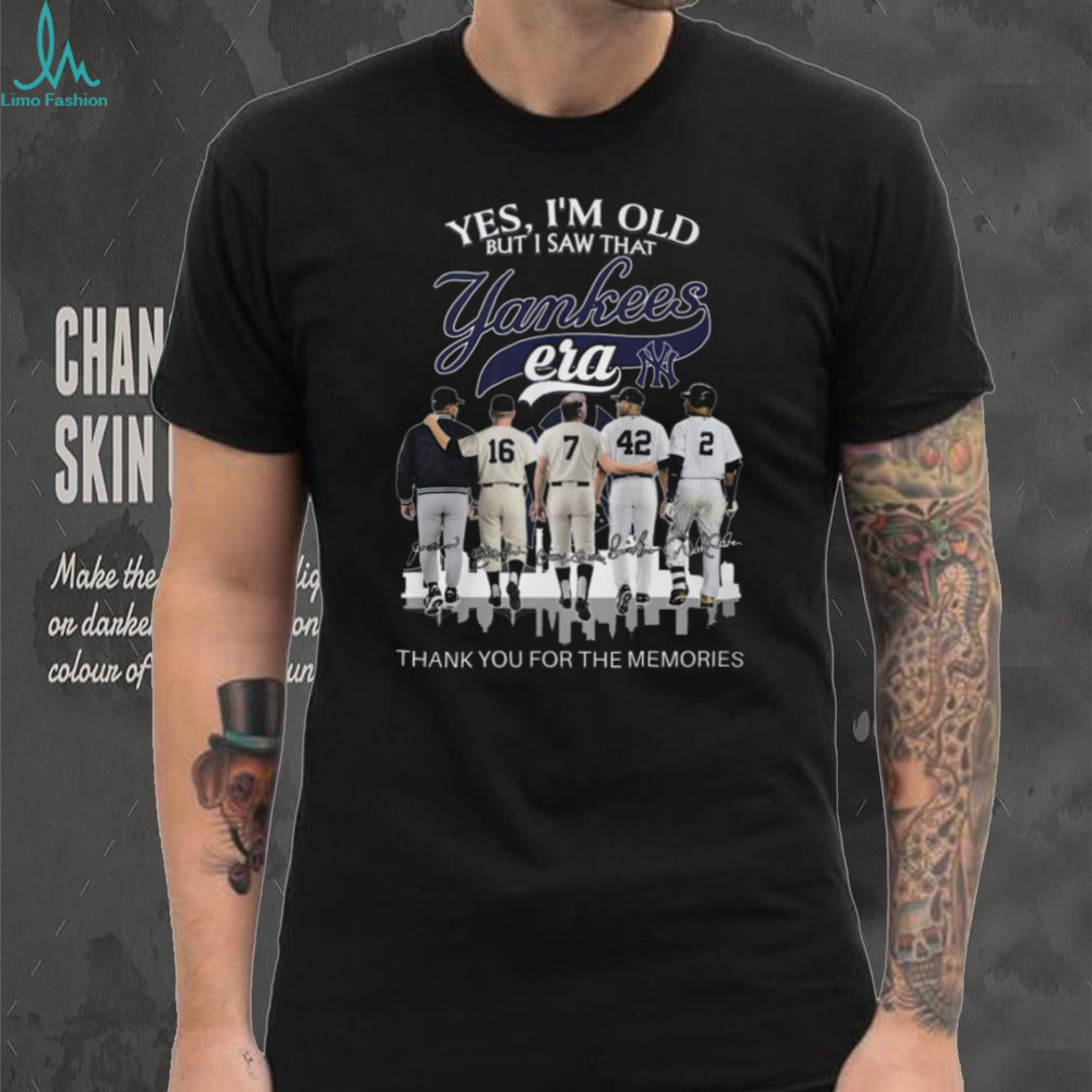 Vintage New York Yankees Era Legends Signatures Memories T Shirt