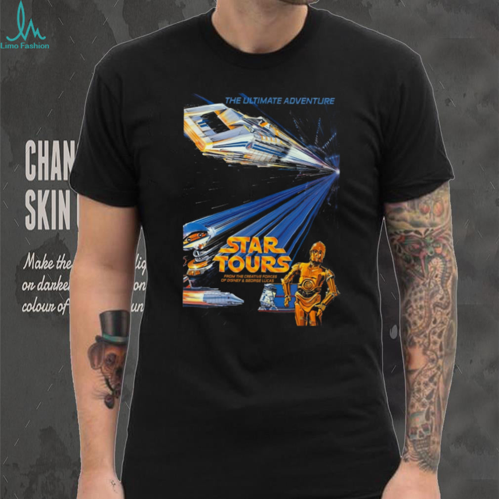 Vintage Star Tours The Ultimate Adventure Retro Sci Fi T Shirt