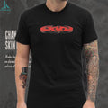 Vintage Y2K 90s Streetwear Aesthetic Graphic Navy Blue T Shirt