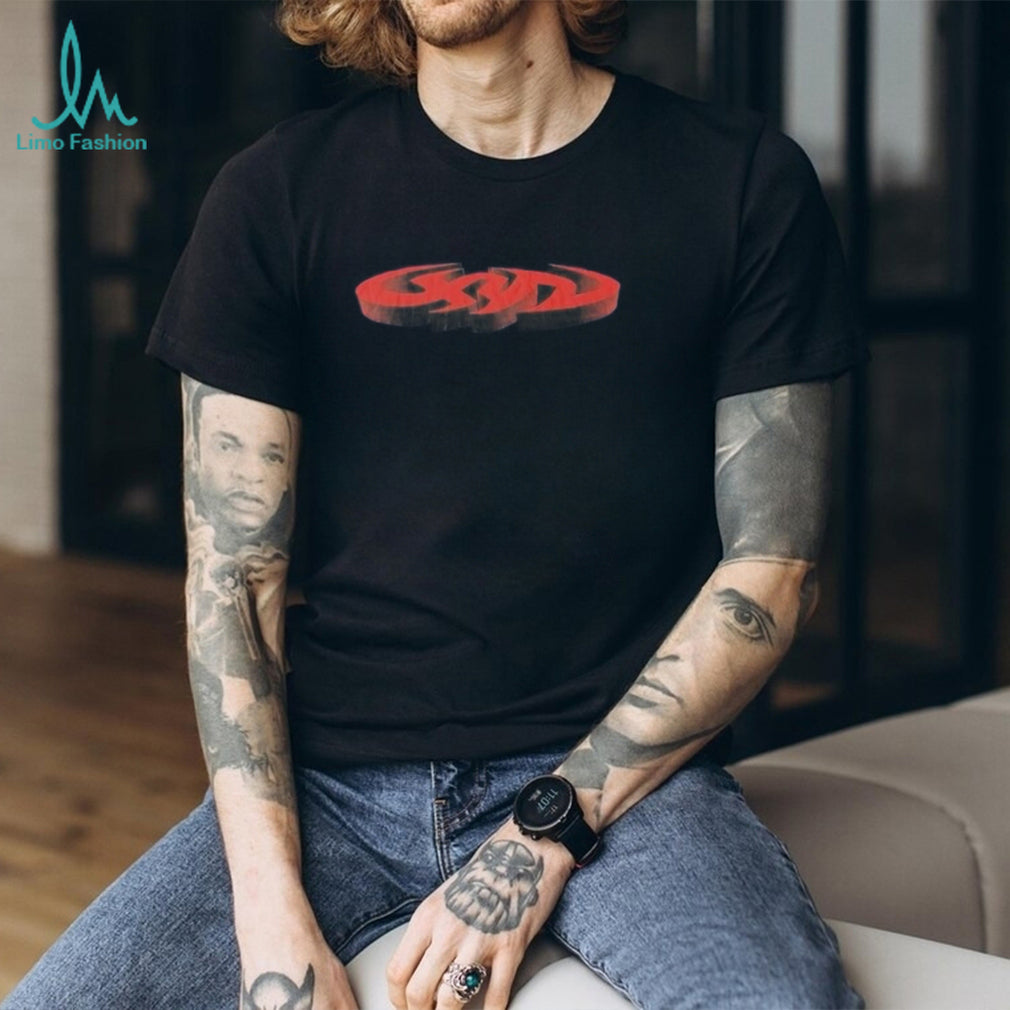 Vintage Y2K 90s Streetwear Aesthetic Graphic Navy Blue T Shirt