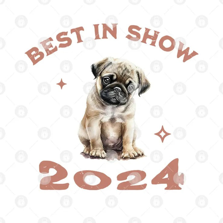 Vito The Pug Best In Show 2024 National Dog Show Shirt