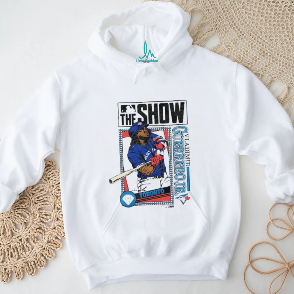 Vladimir Guerrero Jr. Toronto Blue Jays MLB The Show 24 Diamond Tribute T Shirt