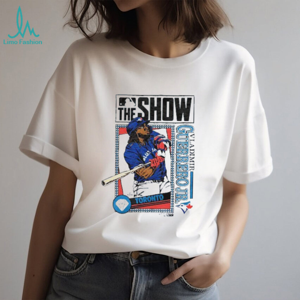 Vladimir Guerrero Jr. Toronto Blue Jays MLB The Show 24 Diamond Tribute T Shirt