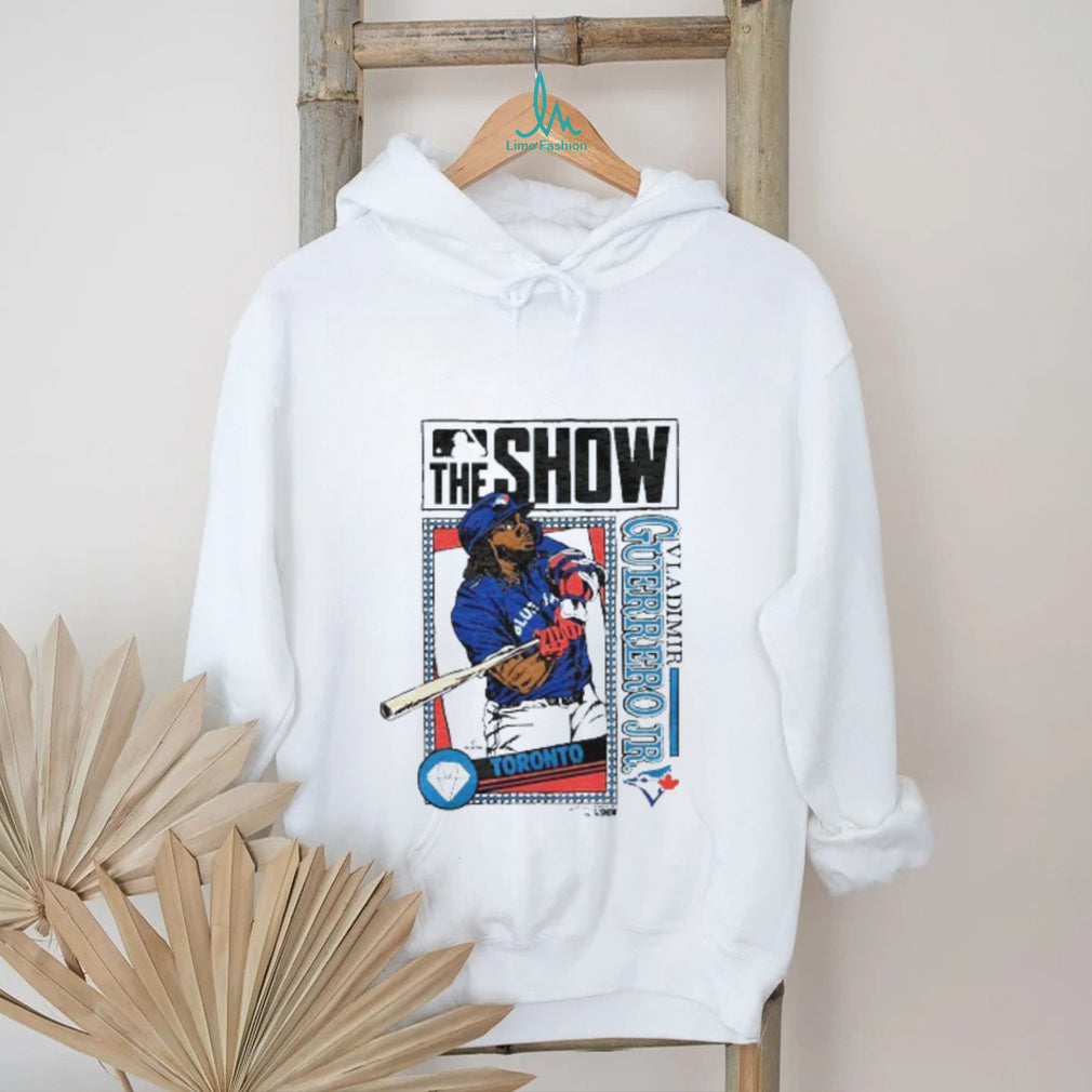 Vladimir Guerrero Jr. Toronto Blue Jays MLB The Show 24 Diamond Tribute T Shirt