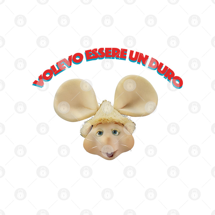 Topo Gigio Volevo Essere Un Duro T Shirt