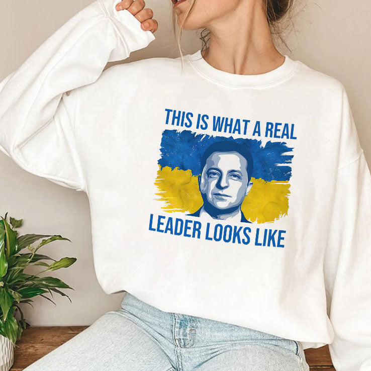 Volodymyr Zelensky This Is What A Real Leader Looks Like Shirt