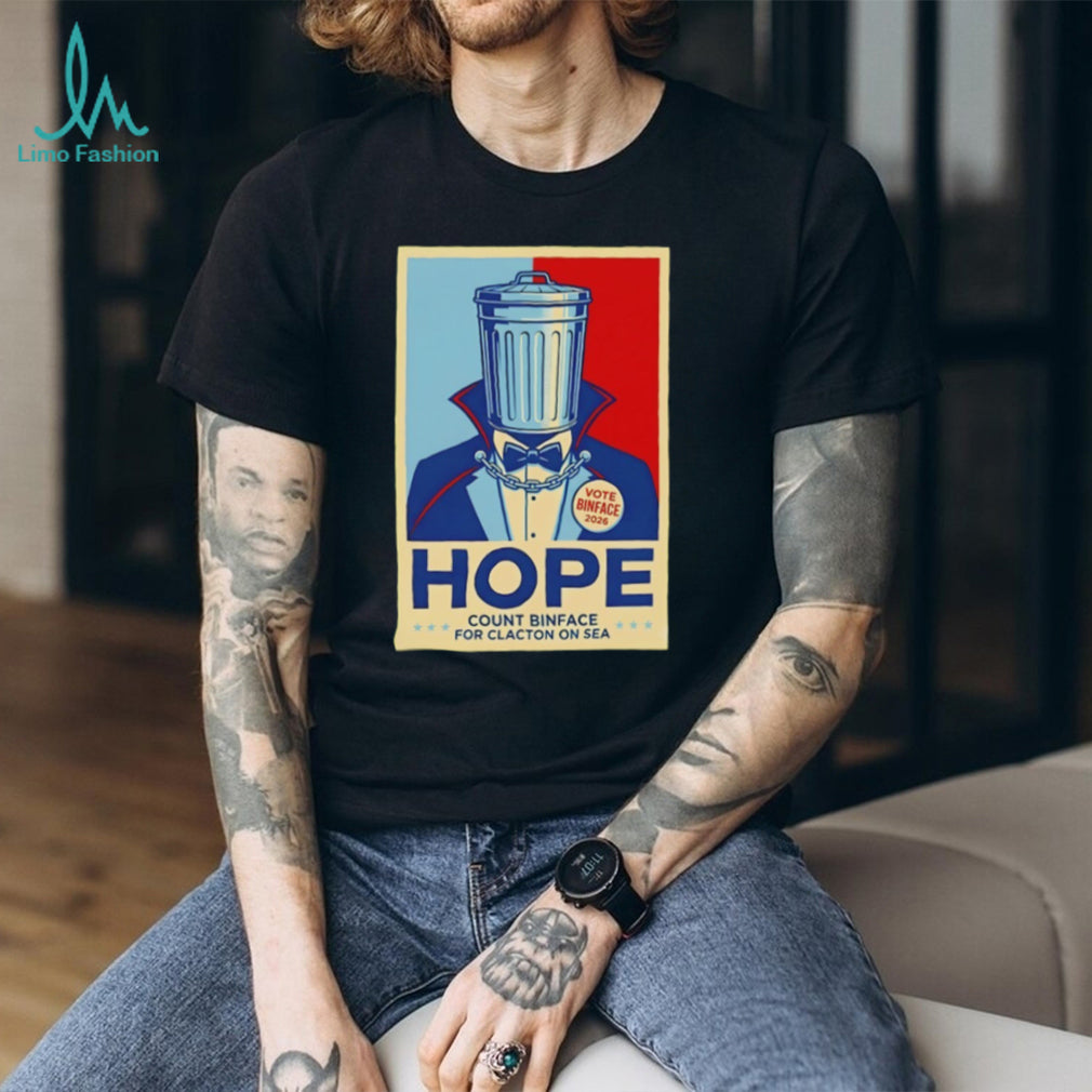 Vote Binface Hope Count Binface for Clacton On Sea 2026 shirt