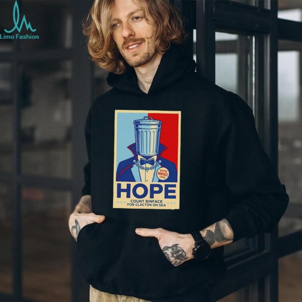 Vote Binface Hope Count Binface for Clacton On Sea 2026 shirt