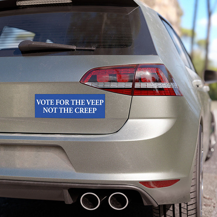 Vote For The Veep Not The Creep Car Magnet