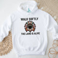 Walk Softly The Land Is Alive Native Headdress T Shirt