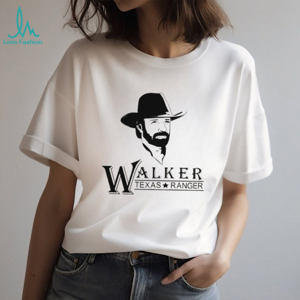 Walker Texas Ranger Chuck Norris Portrait Classic Action TV T Shirt