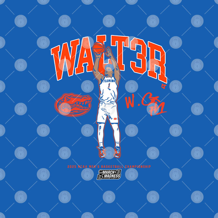 Walter Clayton Jr 2025 NCAA Men’s Basketball Championship T Shirt