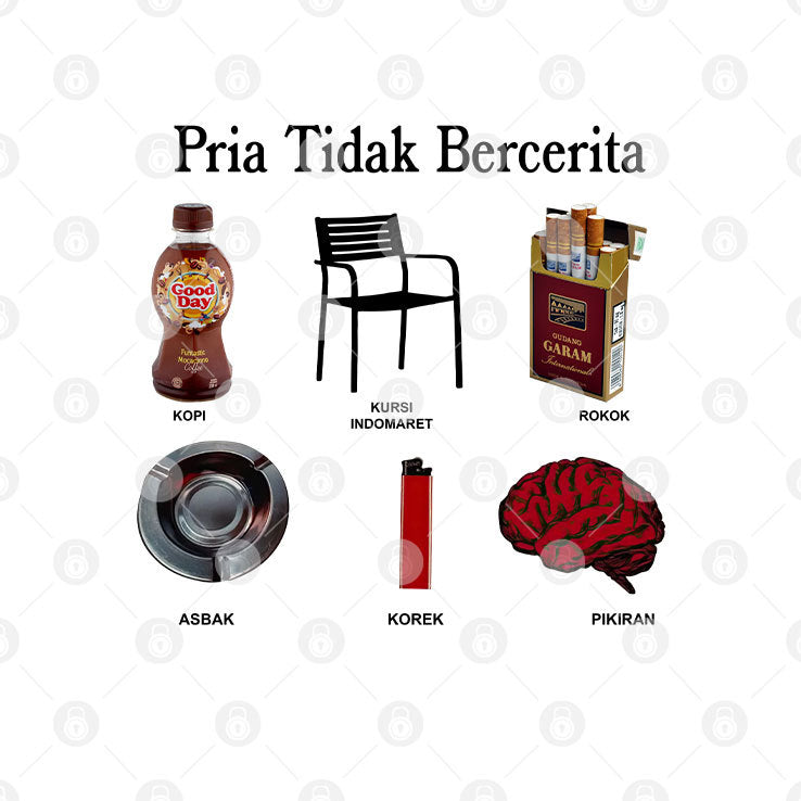 Wanita Tidak Bercerita Tapi Pria Tidak Bercerita T Shirt