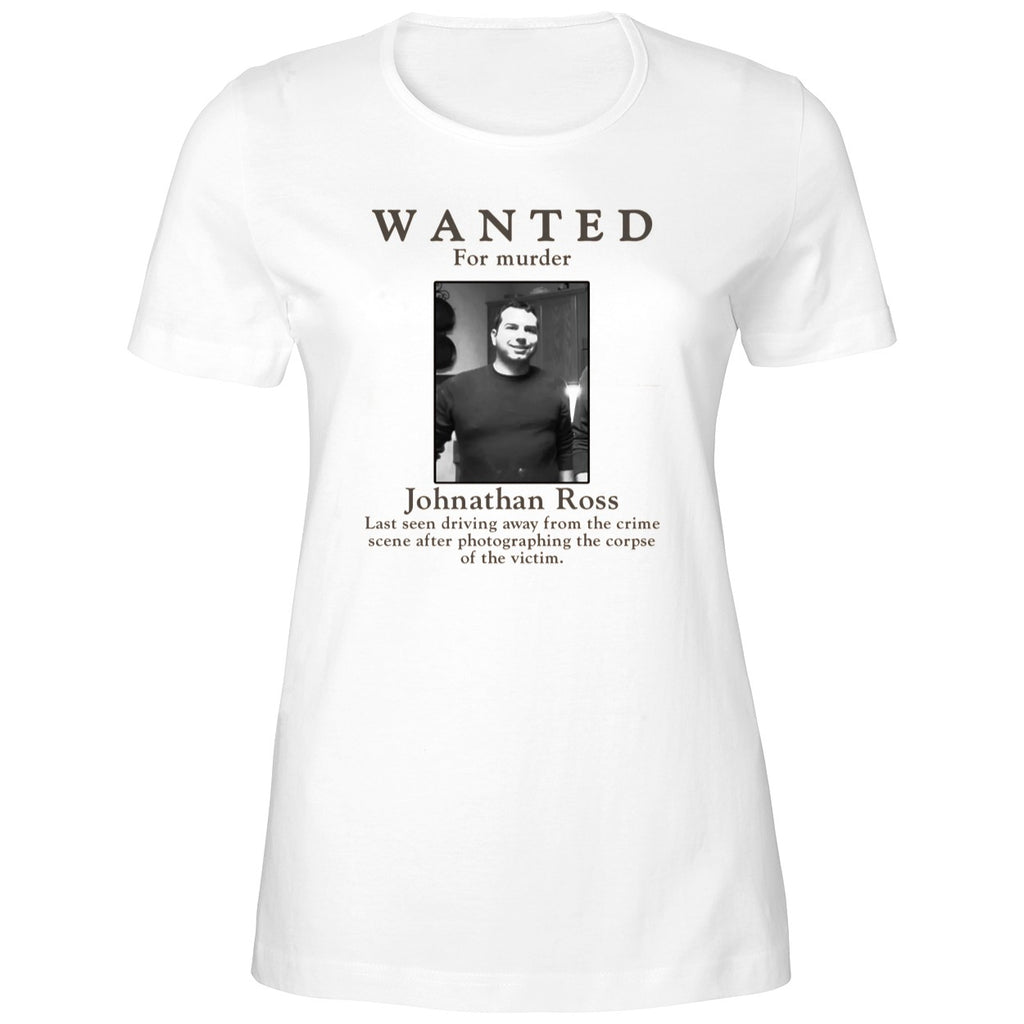 Wanted For Murder Johnathan Ross Shirt