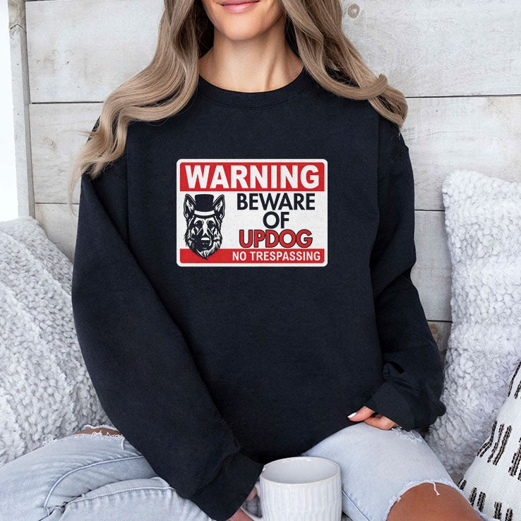 Warning Beware Of Updog No Trespassing Shirt