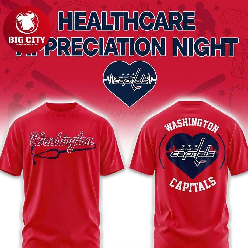 Washington Capitals x Healthcare Appreciation 2026 Night Two Sided Shirt