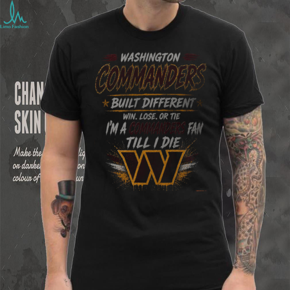 Washington Commanders Football Team Logo Built Different Shirt