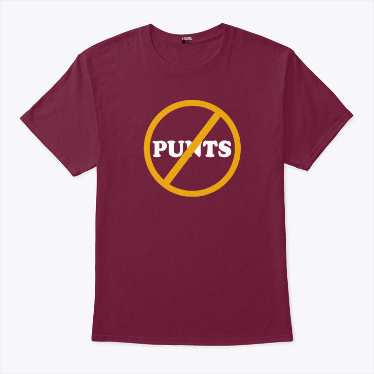 Washington Football No Punts T Shirt