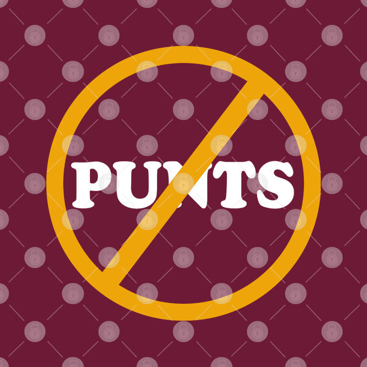 Washington Football No Punts T Shirt