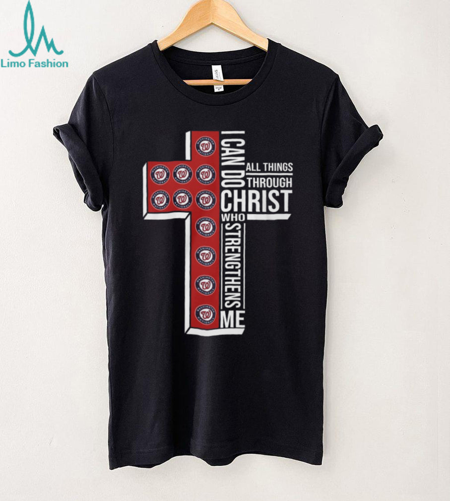 Washington Nationals Christian Cross Shirt Sports Faith Apparel