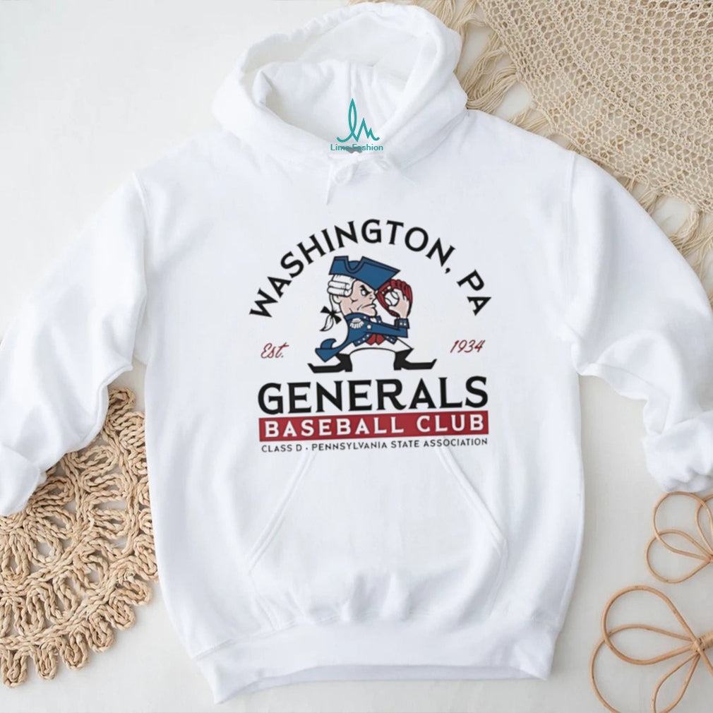 Washington PA Generals Baseball Club Retro Sports T Shirt
