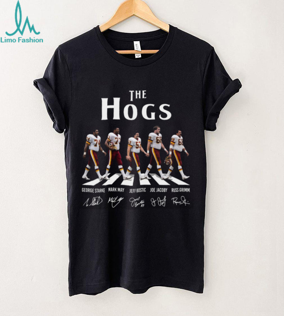 Washington Redskins The Hogs Offensive Line Football Vintage Style Retro Sports Fans Shirt