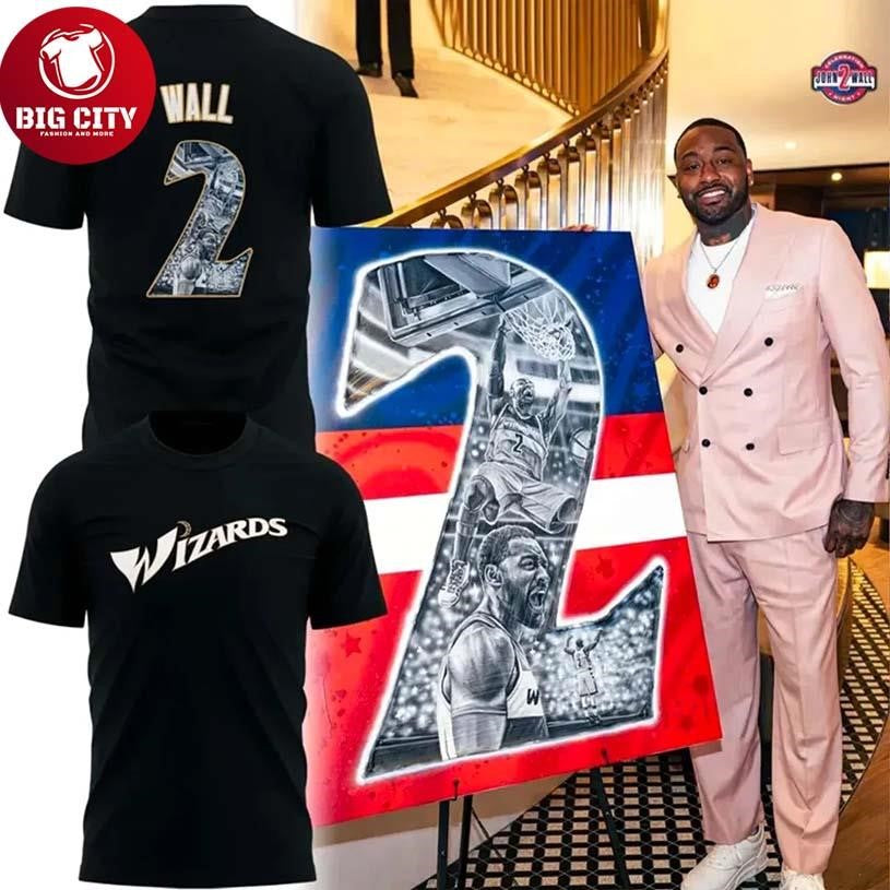 Washington Wizards x John Wall Special Edition Two Sided Shirt