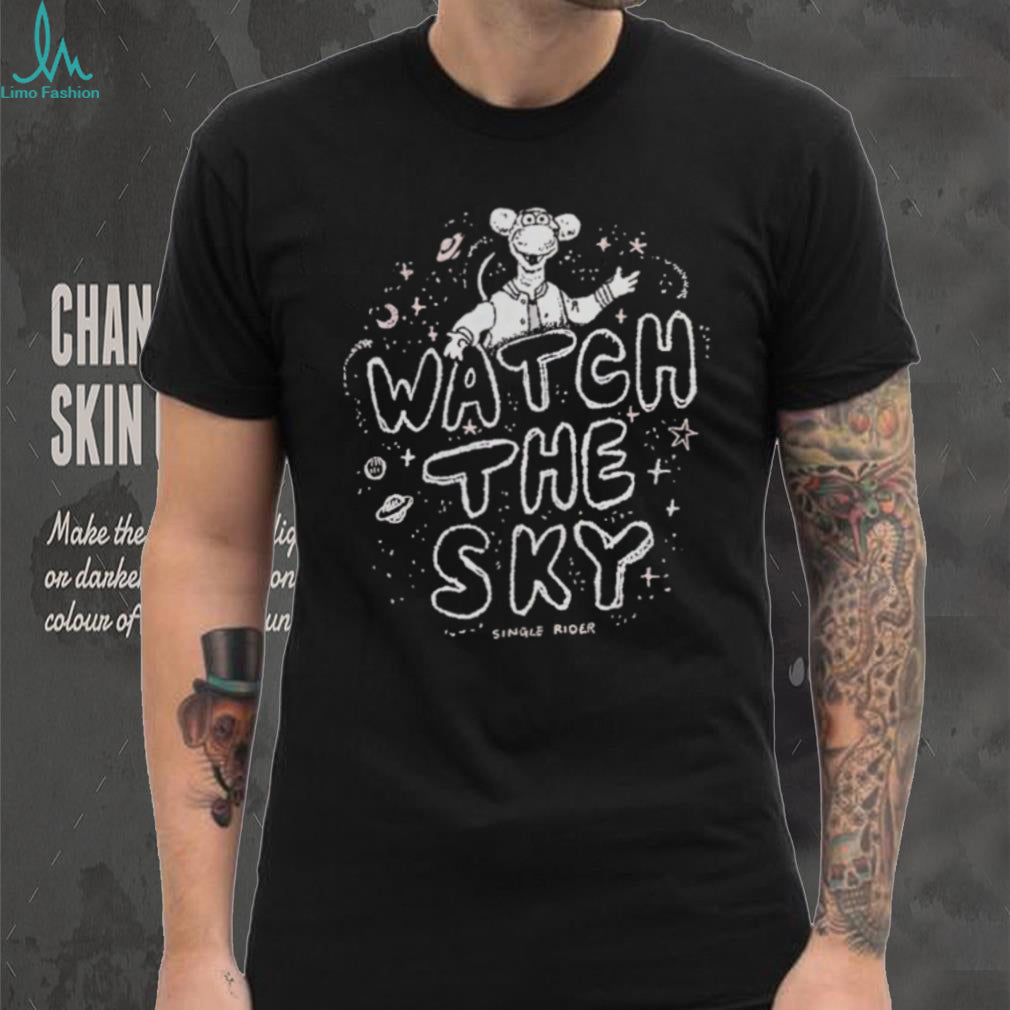 Watch The Sky Cosmic Single Rider Character Graphic T Shirt