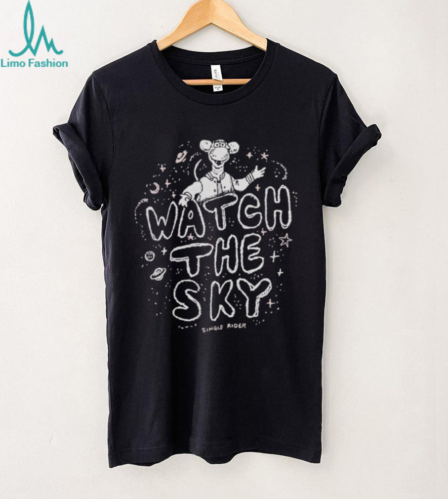 Watch The Sky Cosmic Single Rider Character Graphic T Shirt